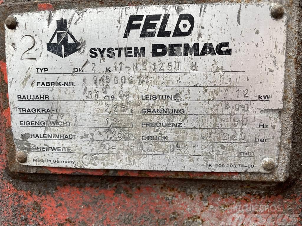  Feld-Demag 1,25 kbm el-hydraulisk grab type DH2K 1 Garras