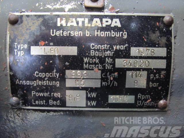 Hatlapa luftkompressor Type L80 Compressores