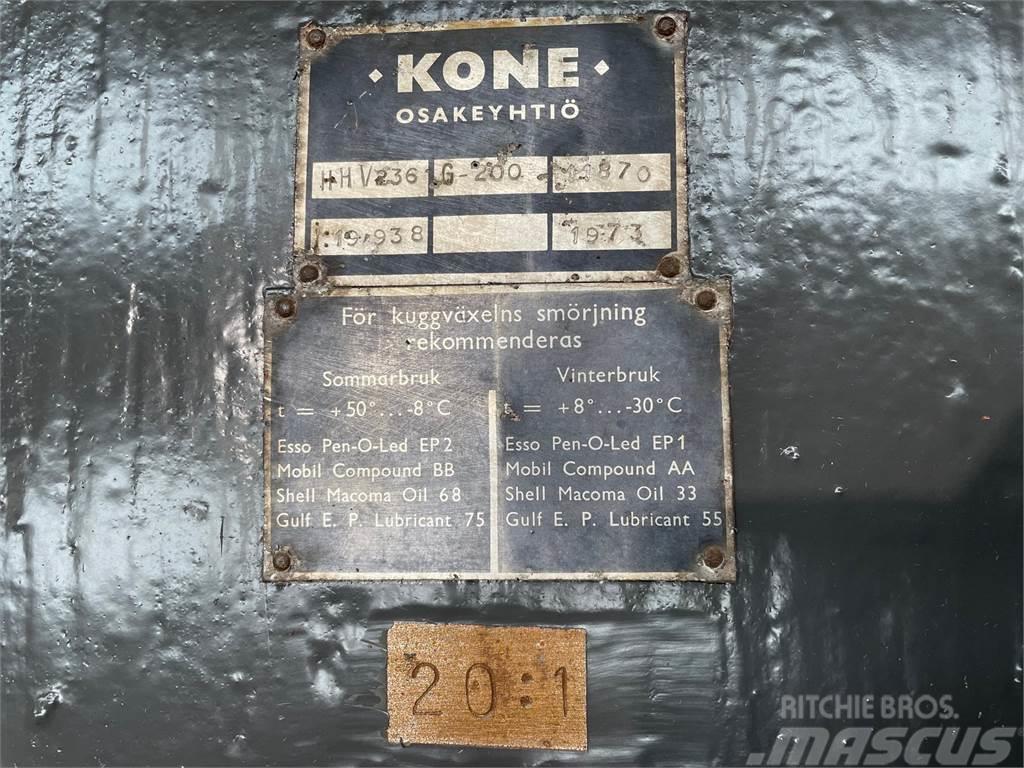Kone Type HHV236 gear - 20:1 Caixas de velocidades