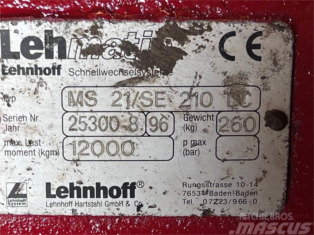 Lehnhoff MS21/SE 210 LC mekanisk hurtigskifte Conectores