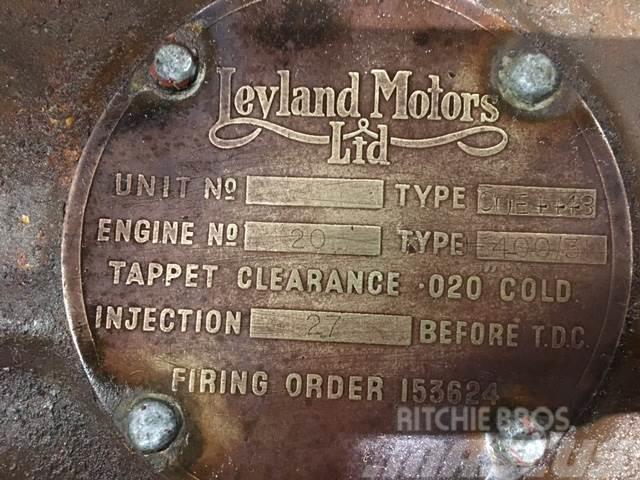 Leyland (Motors Ltd. England) Type 400/387-MK3 Motores