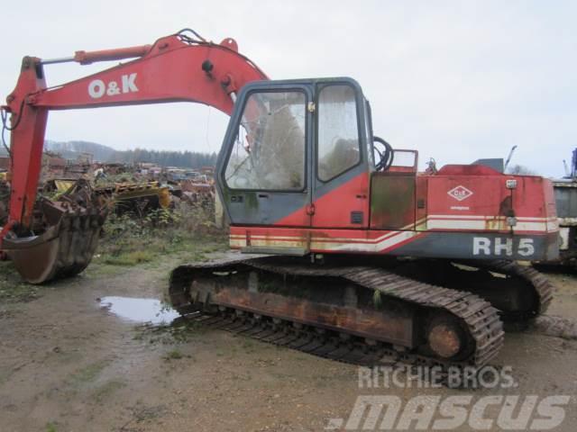 O&K RH5 gravemaskine til ophug Escavadoras de rastos