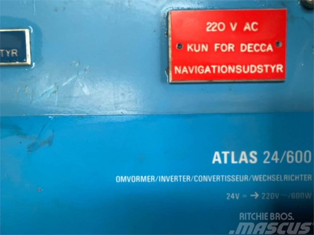  Omformer Victron/Atlas 24/600 Electrónica