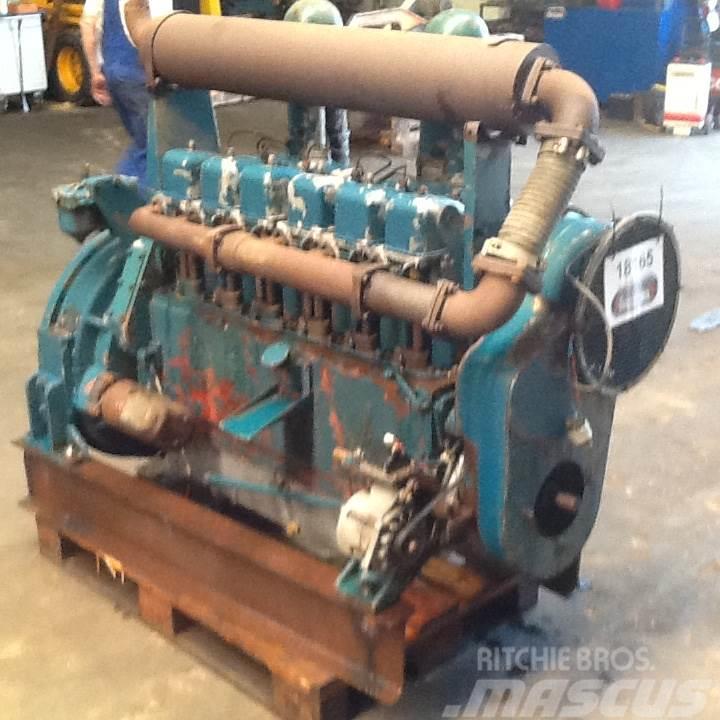 Ruston Type 6YDAN 6 cyl. luftkølet motor Motores