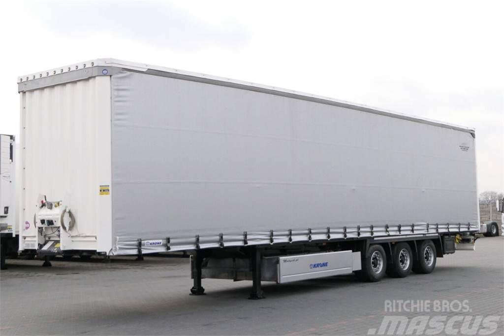 Krone CURTAINSIDER / MEGA / LIFTED ROOF & AXLE / PALLET  Semi Reboques Cortinas Laterais