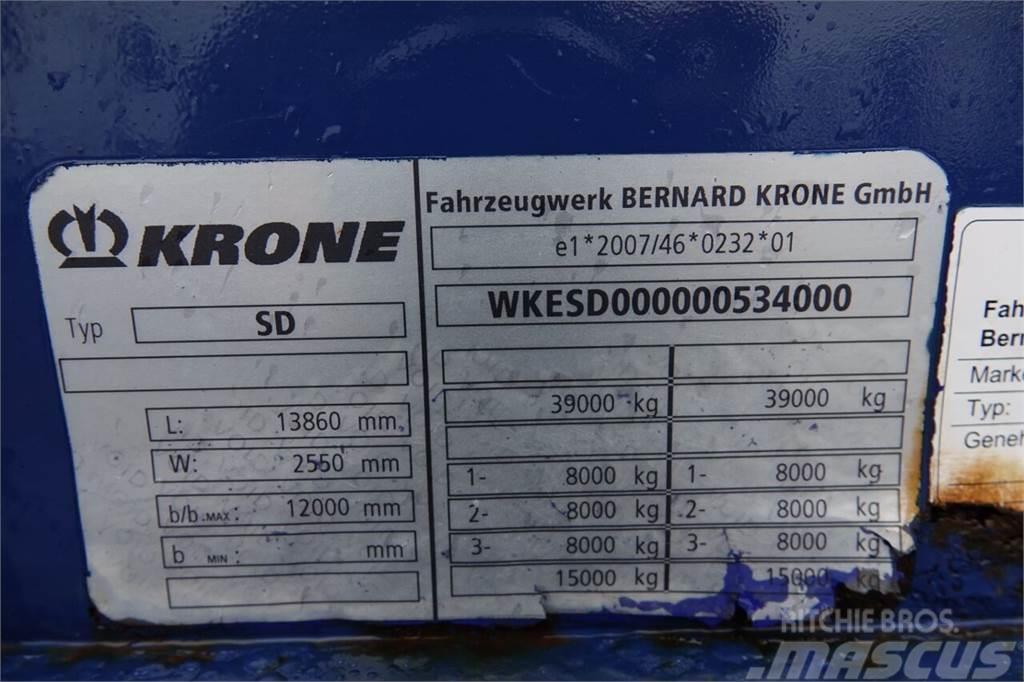 Krone FIRANKA STANDARD / OSIE BPW / 2012 ROK Semi Reboques Cortinas Laterais
