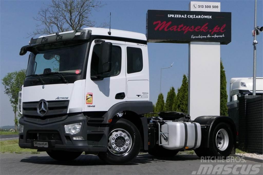 Mercedes-Benz ACTROS 1846 / LOW CAB / KIPPER HYDRAULIC SYSTEM /  Tractores (camiões)