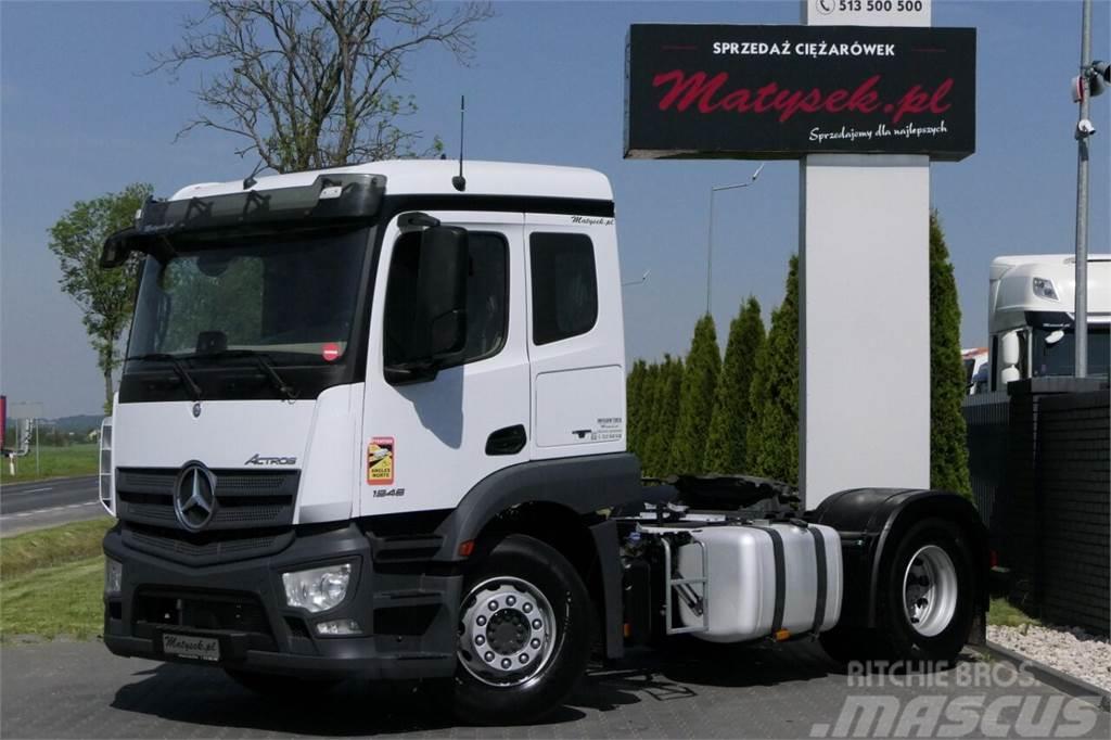 Mercedes-Benz ACTROS 1846 / LOW CAB / KIPPER HYDRAULIC SYSTEM /  Tractores (camiões)