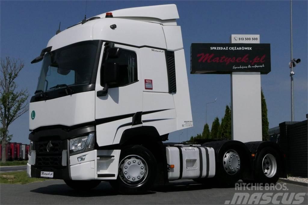 Renault T 480 / 13 LITERS / 6X2 / PUSHER / 70 TONS !!! / E Tractores (camiões)