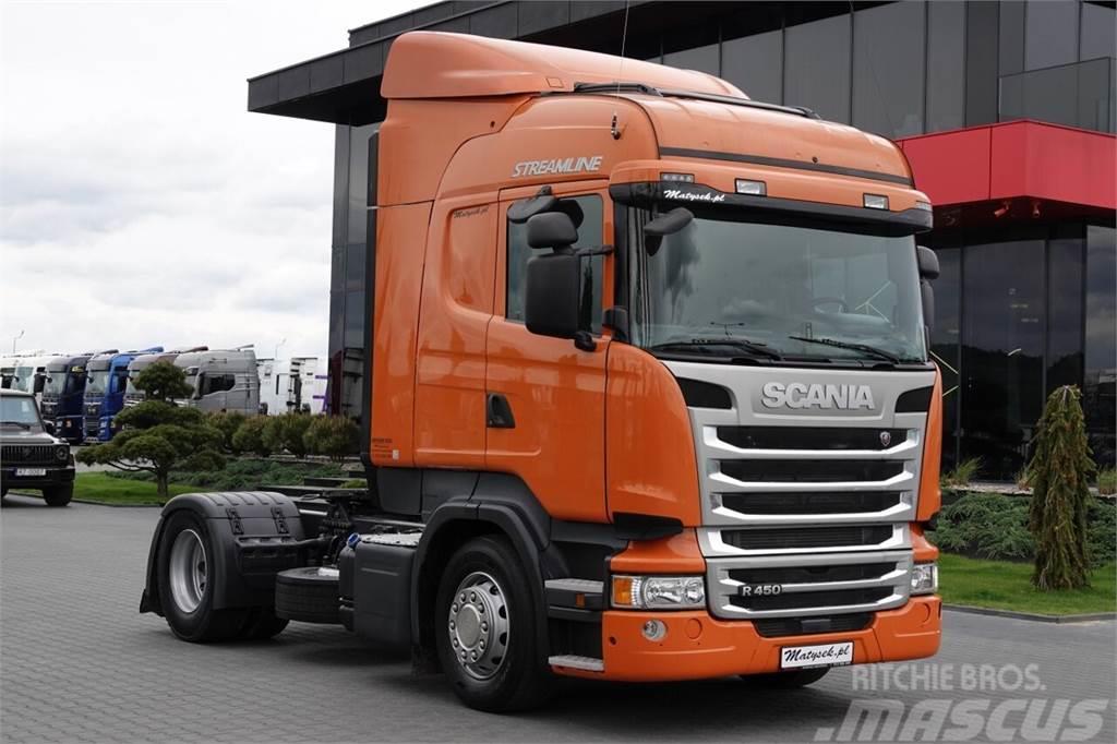 Scania R 450 / HIGHLINE / BEZ EGR / RURO 6 / 2017 YEAR Tractores (camiões)