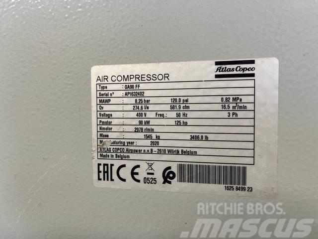 Atlas Copco GA90FF Compressores