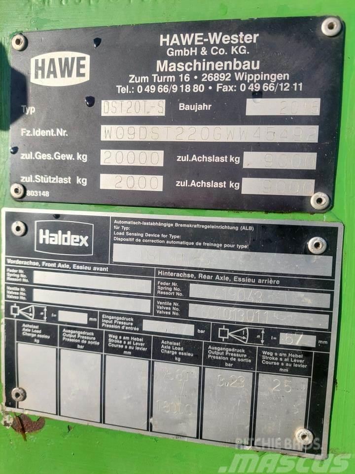 Hawe DST 20T - S Espalhadores de estrume