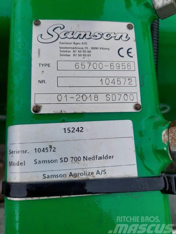 Samson SD 700 Discnedfælder Pulverizadores de fertilizante