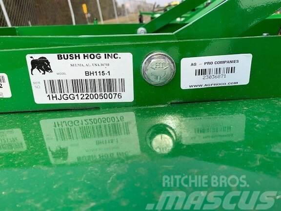 Bush Hog BH115 Cortadores, moinhos e desenroladores de fardos