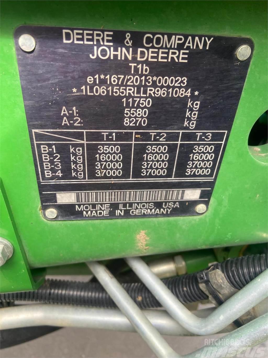 John Deere 6155R Tratores Agrícolas usados