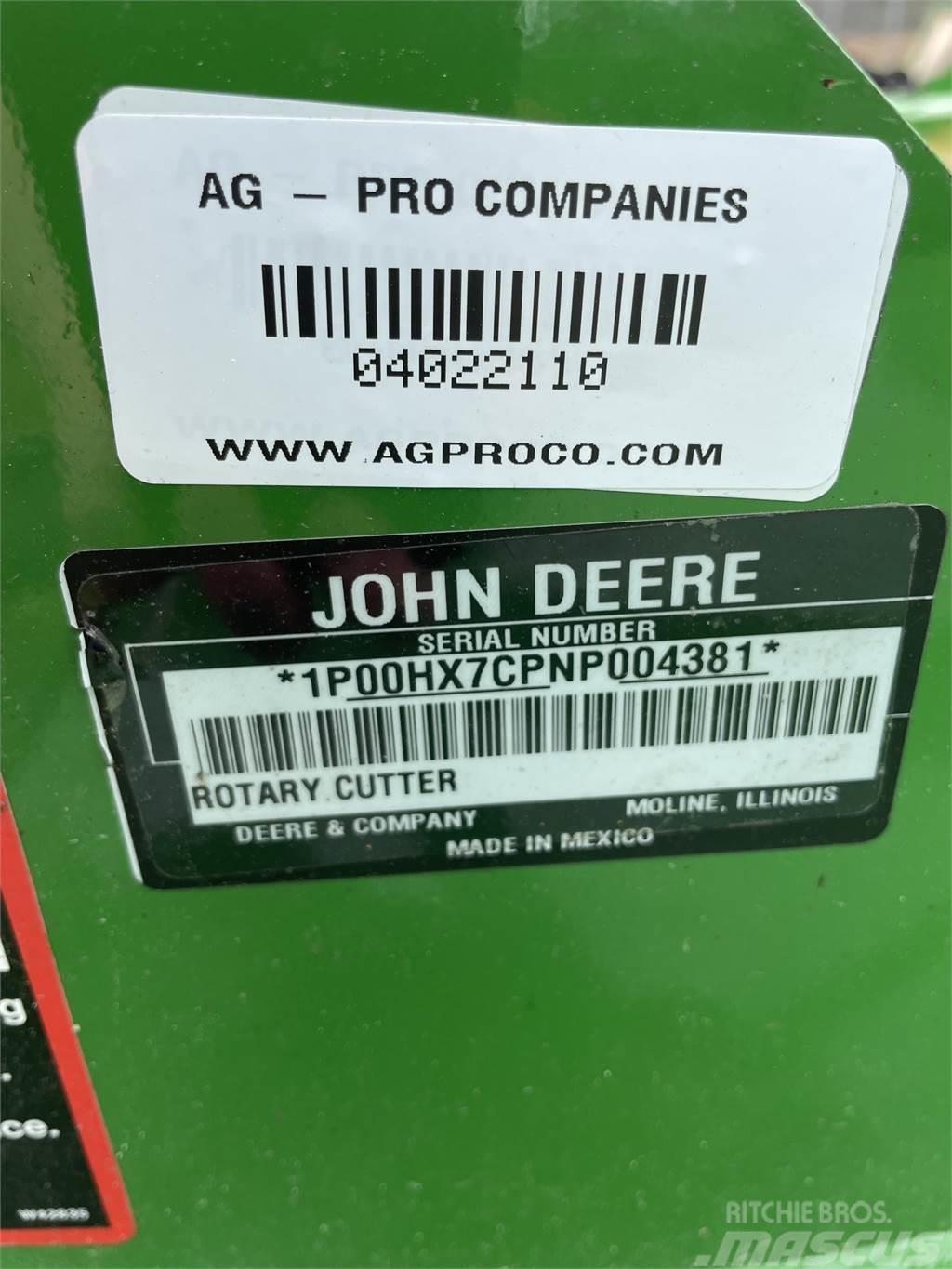 John Deere HX7 Cortadores, moinhos e desenroladores de fardos