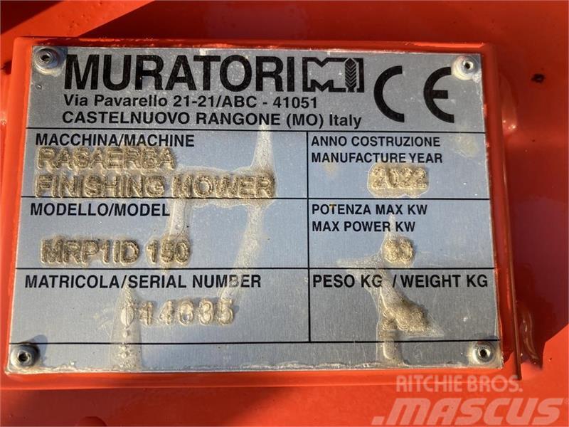 Muratori MRP1150 monteret med eurobeslag Corta-Relvas montadas e arrastadas