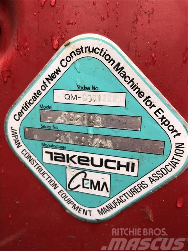 Takeuchi TB210R Mini Escavadoras <7t