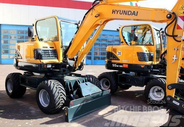 Hyundai Robex 55W-9A Escavadoras de rodas