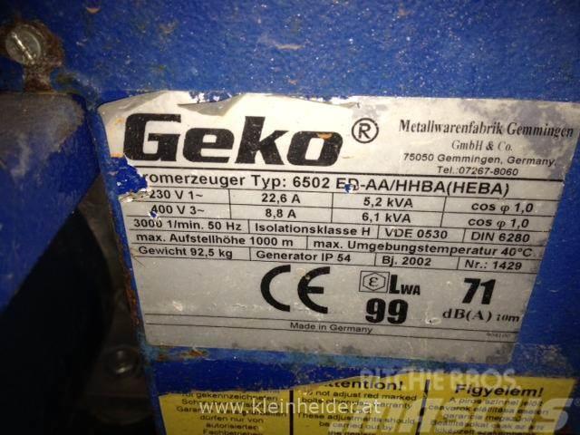  Geko Aggregat 6502 5 kVA Geradores Diesel