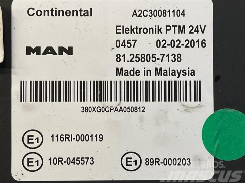 MAN MAN PTM ECU 81.25805-7138 Electrónica