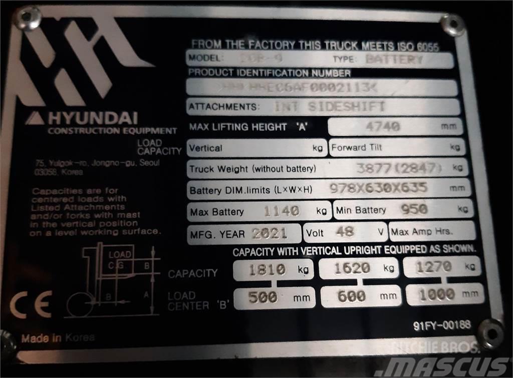 Hyundai 20B-9 TS470 Empilhadores eléctricos