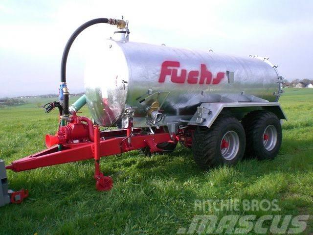 Fuchs Gülle Vakuumfass VKT 10 mit 10600 Liter Camiões-cisterna de lamas