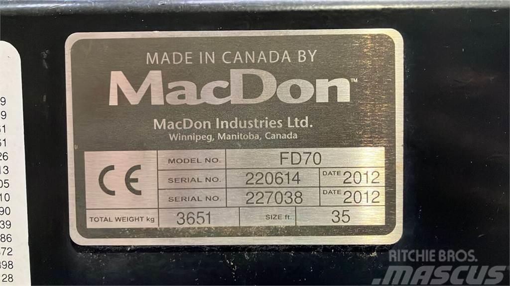 MacDon FD70 Acessórios de ceifeiras debulhadoras