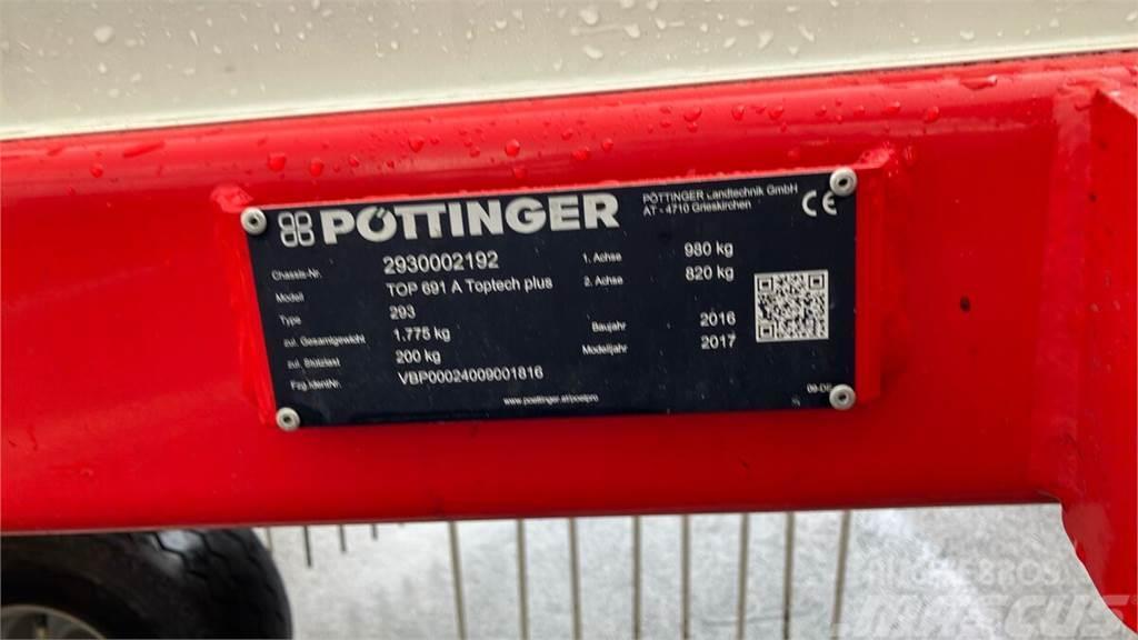 Pöttinger Top 691A Toptech Plus Encordoadores de Feno