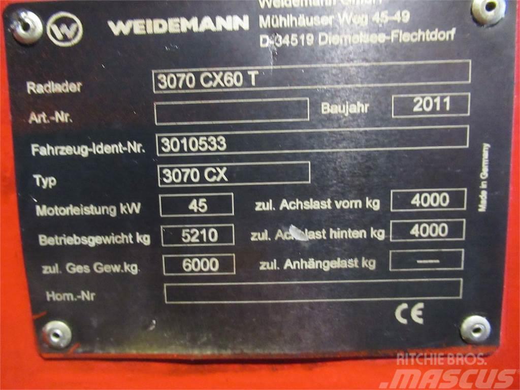 Weidemann 3070 CX60 Carregadoras frontais e escavadoras