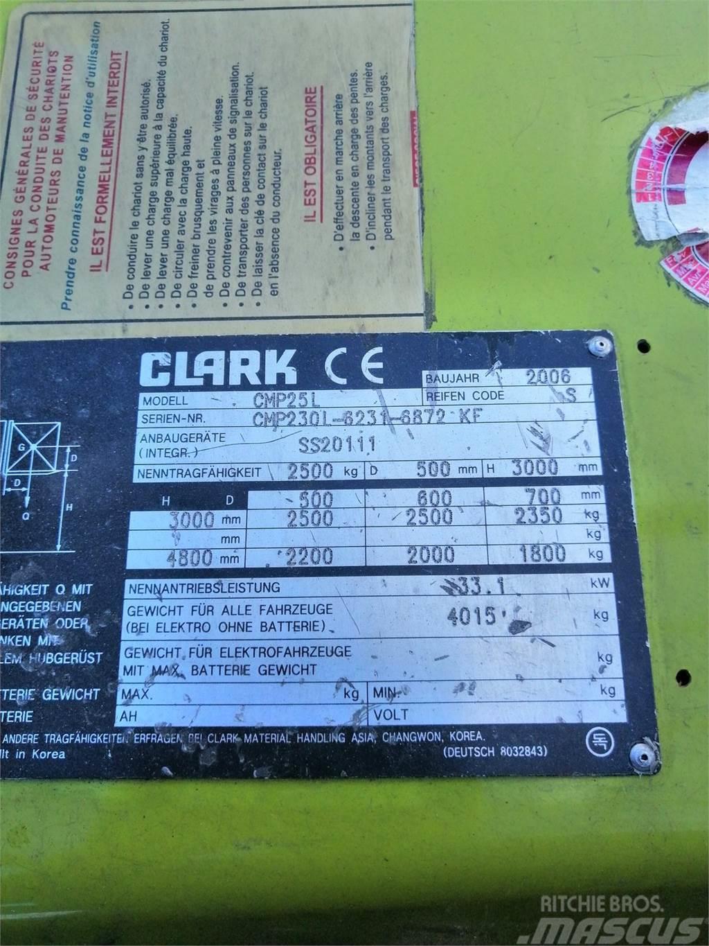 Clark CMP 25 L Empilhadores - Outros