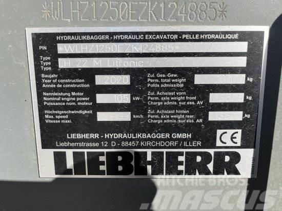 LIEBHERR LH 22 M LITRONIC, UMSCHLAGBAGGER, LIKUFIX Escavadoras de rodas