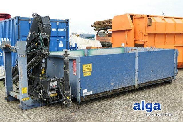  Abrollcontainer, Kran Hiab 099 BS-2 Duo Camiões Ampliroll