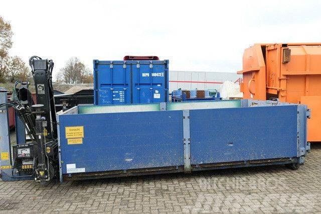  Abrollcontainer, Kran Hiab 099 BS-2 Duo Camiões Ampliroll