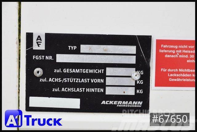 Ackermann 1 Achs Koffer+ Schiebeplane 3100mm innen Reboques de caixa fechada