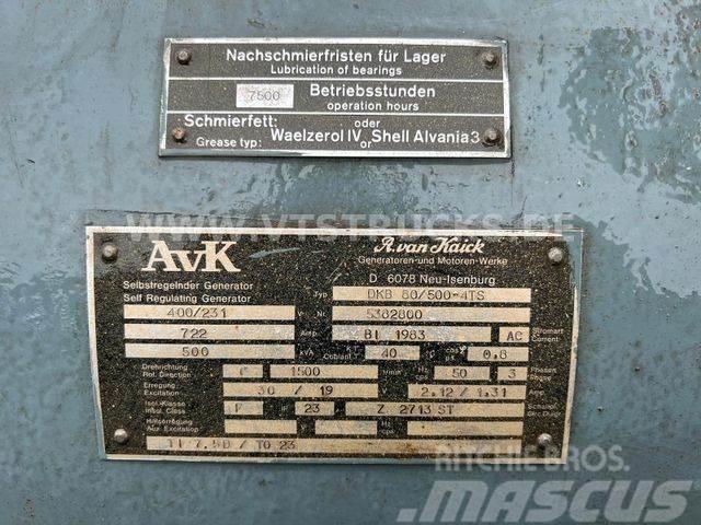 AVK DKB 80/500-4TS Stromgenerator 400V 500 kVA Outros componentes