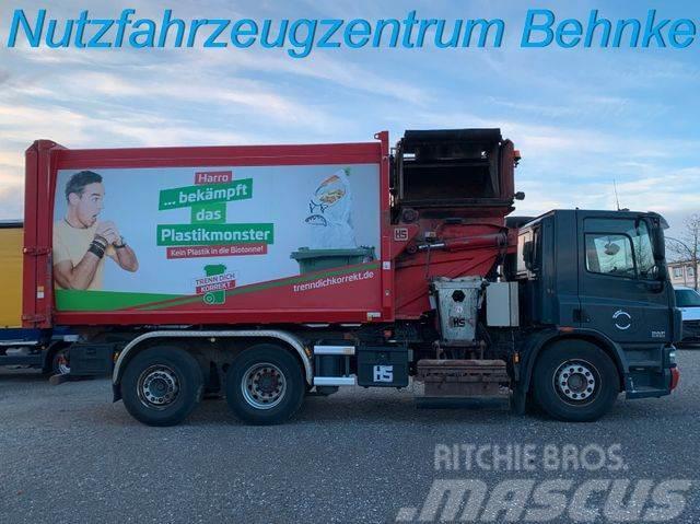 DAF CF 75.310 Schörling Seitenlader/Rechtslenker Camiões de lixo