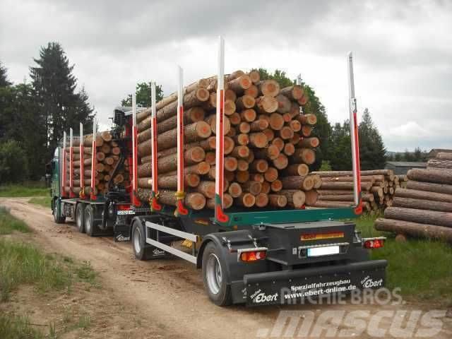 Ebert KHA 18 Kurzholz-Anhänger NEU Reboques de transporte de troncos