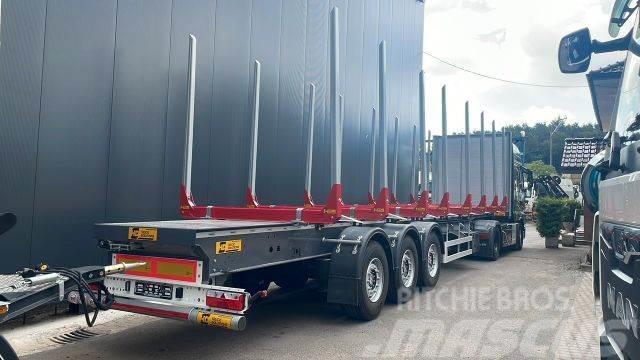  HD Truck Solution Holz und Langmaterial Semi Reboques Transporte Madeira
