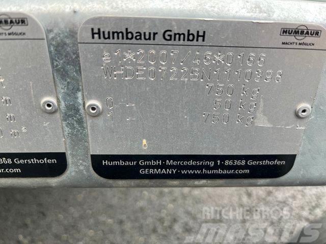 Humbaur HK 75 25 13 - 15 Plywood, Standort: FR/Corcelles Reboques de caixa fechada