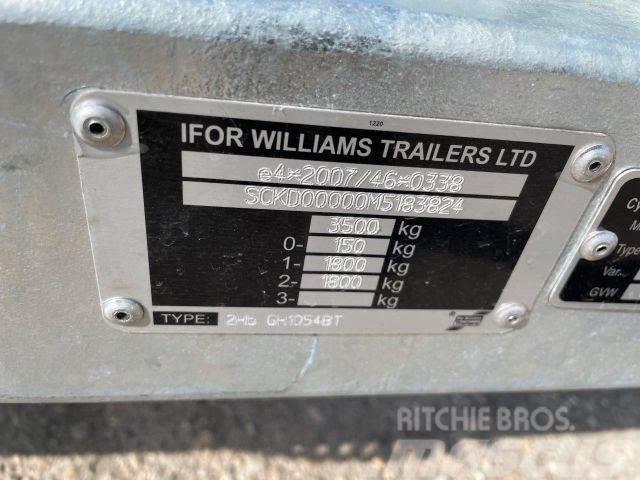 Ifor Williams 2Hb GH35, NEW NOT REGISTRED,machine transport824 Reboques de transporte Auto