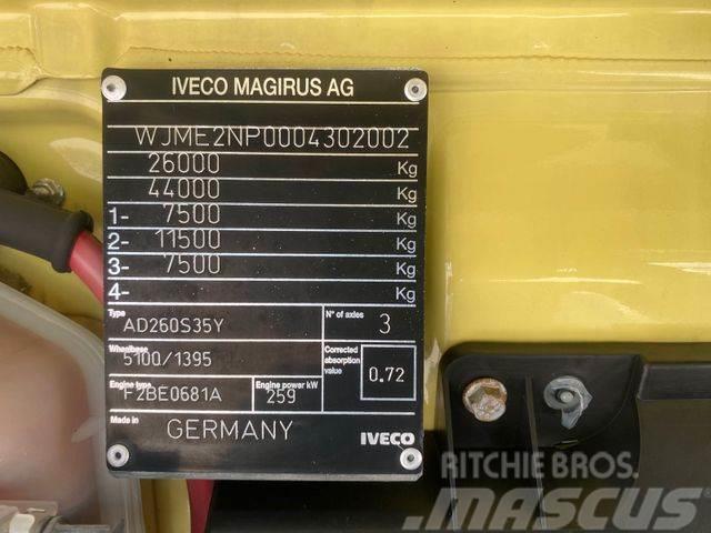 Iveco STRALIS 350 with sides 6x2, crane,EURO 3 vin 002 Camiões grua
