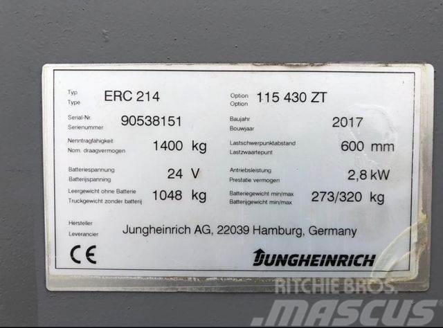 Jungheinrich ERC 214 - 4300MM HUB - 1400KG - NEUWERTIG Preparadoras de encomendas de alta elevação