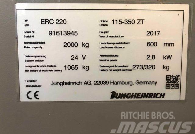 Jungheinrich ERC 220 - 3500MM HUB - 2000KG - 2357STD. Preparadoras de encomendas de alta elevação