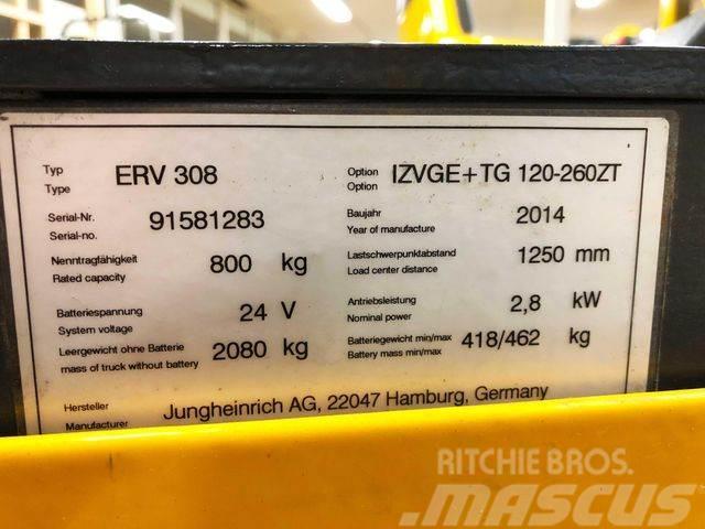 Jungheinrich ERV 308 - SPEZIALBAU - 4659STD. - BJ.2014 Preparadoras de encomendas de alta elevação