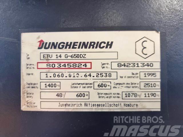 Jungheinrich ETV 14 - 6.2M HUBHÖHE - 5.083 STD. Empilhadores Elevadores