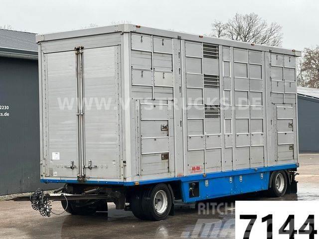 KA-BA 4.Stock Anhänger Aggregat, Tränke, Hubdach Reboques transporte animais