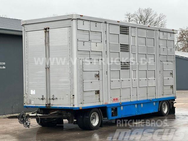 KA-BA 4.Stock Anhänger Aggregat, Tränke, Hubdach Reboques transporte animais