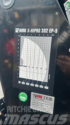  Kran HIAB X-HiPro 302 EP-5 Camiões grua