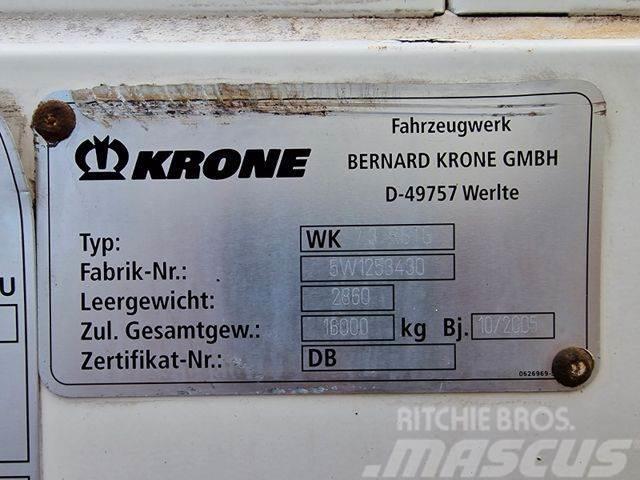 Krone WK 7.3 RSTG / Textil / Koffer / Rolltor Plataformas